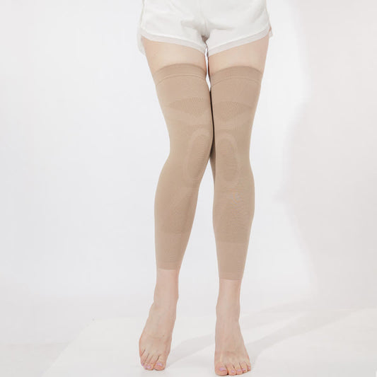 Lange Kniebandage & Beinwärmer - Nackt - XL - image 0