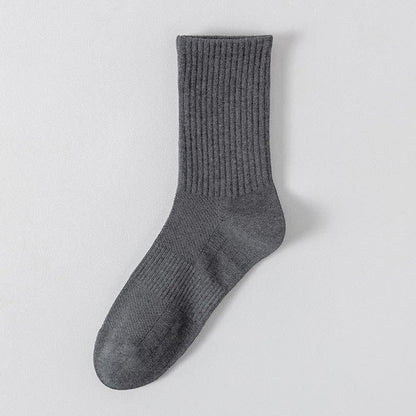 Atmungsaktive Sportsocken in Übergröße, einfarbig (6 Paar)