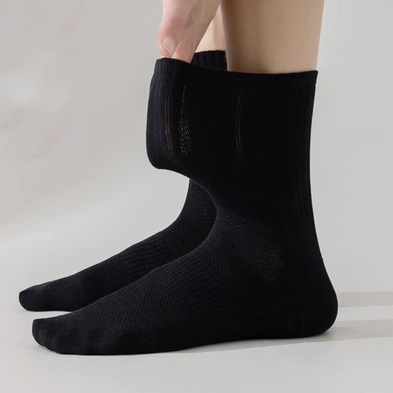Atmungsaktive Sportsocken in Übergröße, einfarbig (6 Paar)