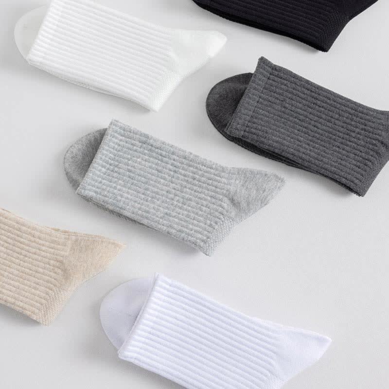 Atmungsaktive Sportsocken in Übergröße, einfarbig (6 Paar)