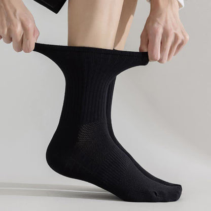 Atmungsaktive Sportsocken in Übergröße, einfarbig (6 Paar)