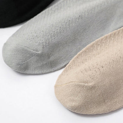 Atmungsaktive Baumwollsocken mit Streifenmuster (5 Paar)