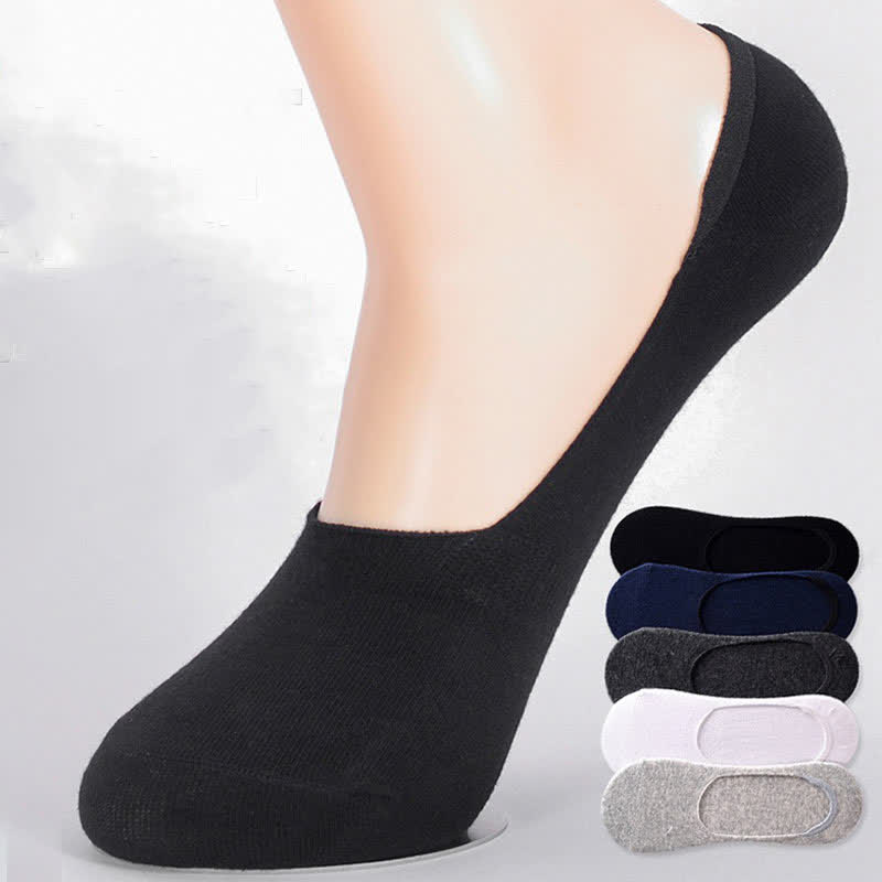 Unsichtbare Baumwollsocken in Übergröße (5 Paar)