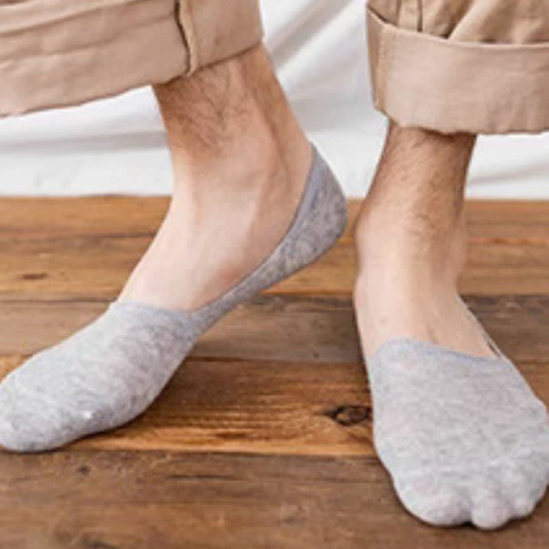 Unsichtbare Baumwollsocken in Übergröße (5 Paar)
