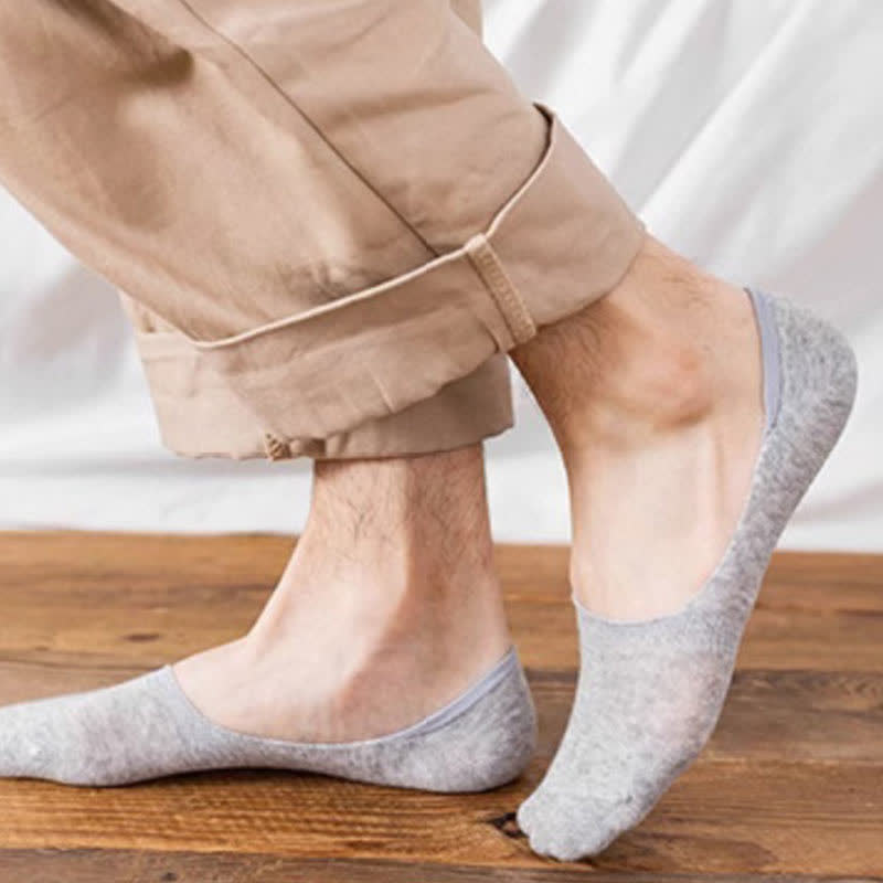 Unsichtbare Baumwollsocken in Übergröße (5 Paar)