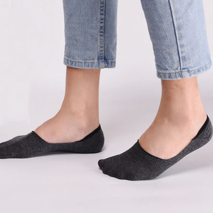 Unsichtbare Baumwollsocken in Übergröße (5 Paar)