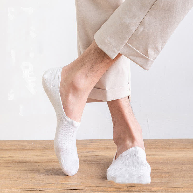 Unsichtbare Baumwollsocken in Übergröße (5 Paar)