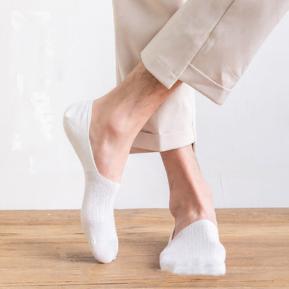 Unsichtbare Baumwollsocken in Übergröße (5 Paar)