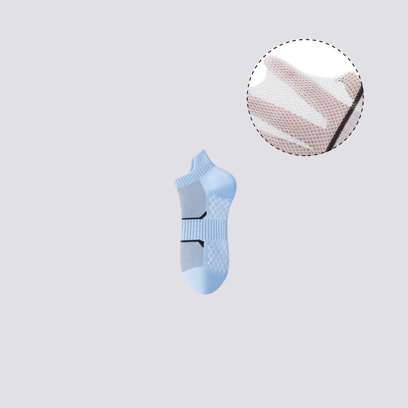 Dünne, einfarbige, atmungsaktive, schweißabsorbierende Socken (6 Paar)