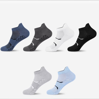 Dünne, einfarbige, atmungsaktive, schweißabsorbierende Socken (6 Paar)