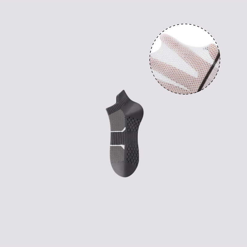 Dünne, einfarbige, atmungsaktive, schweißabsorbierende Socken (6 Paar)