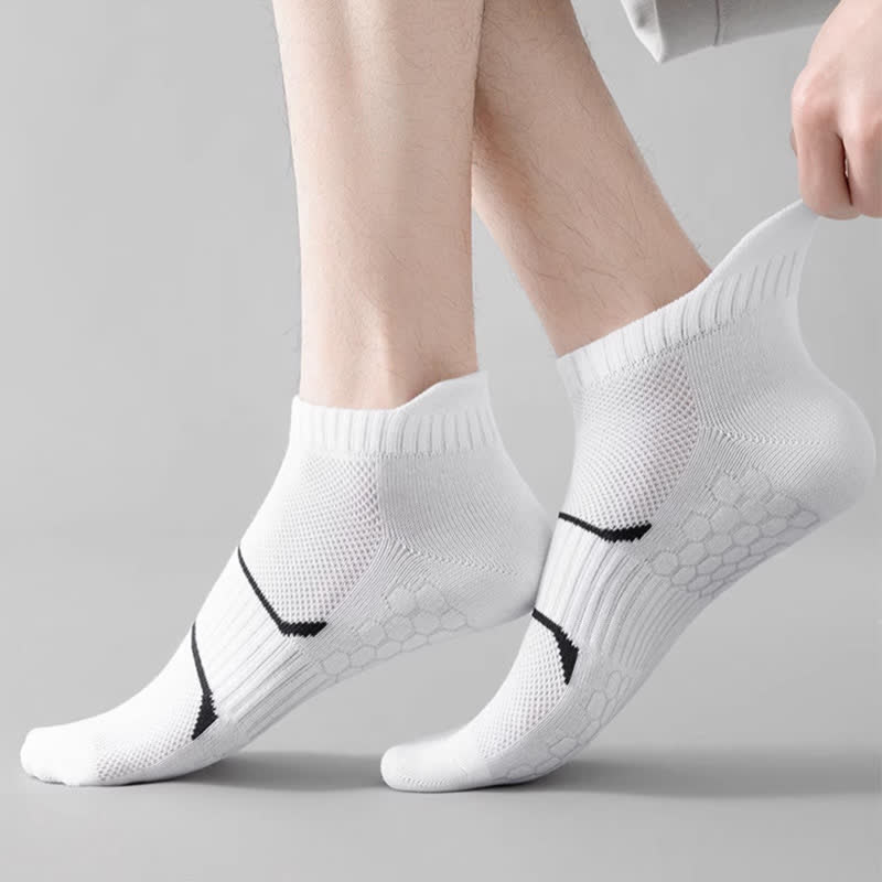 Dünne, einfarbige, atmungsaktive, schweißabsorbierende Socken (6 Paar)