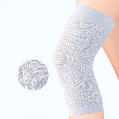 Hochelastische, atmungsaktive Knieschoner aus Strick