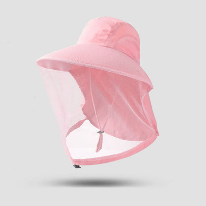 Sonnenschutz-Atmungsaktiver Bucket Hat mit breiter Krempe - Rosa - Einheitsgröße - image 6
