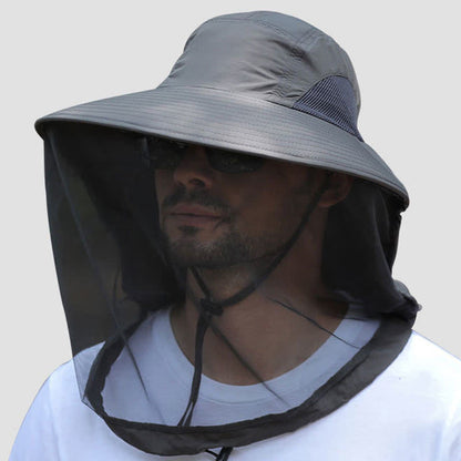 Sonnenschutz-Atmungsaktiver Bucket Hat mit breiter Krempe - image 2