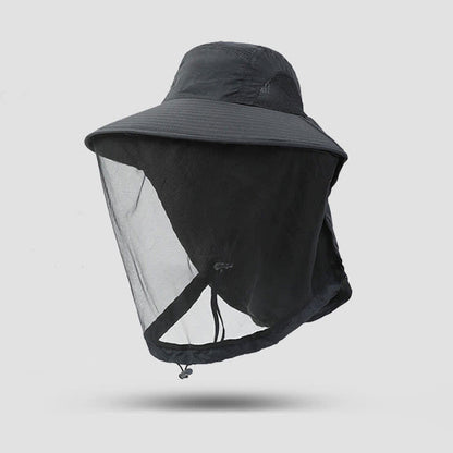 Sonnenschutz-Atmungsaktiver Bucket Hat mit breiter Krempe - Schwarz - Einheitsgröße - image 4