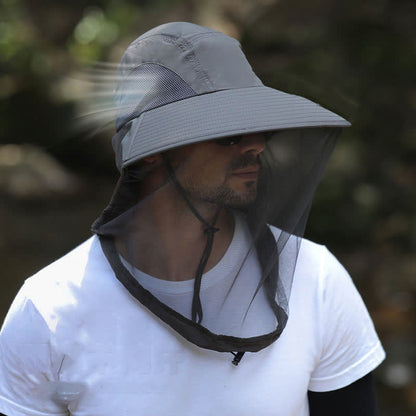 Sonnenschutz-Atmungsaktiver Bucket Hat mit breiter Krempe - image 3