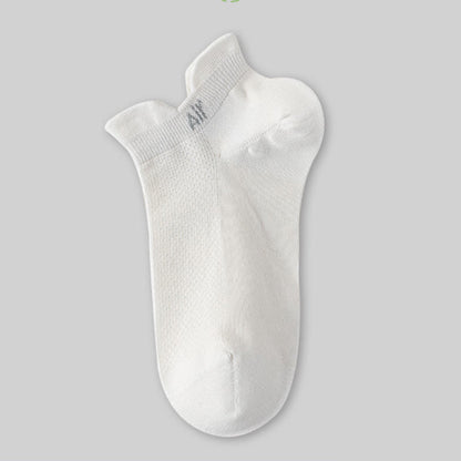 Dünne, schweißabsorbierende, atmungsaktive Söckchen aus Netzstoff aus Baumwolle (6 Paar)