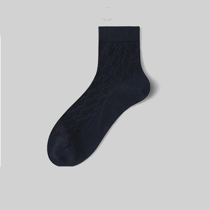 Dünne, atmungsaktive Mesh-Viertel-Socken mit kühlem Tragegefühl (5 Paar)