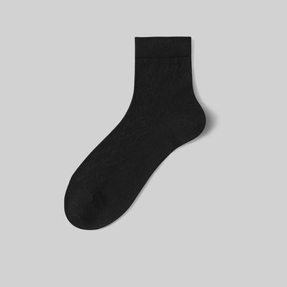 Dünne, atmungsaktive Mesh-Viertel-Socken mit kühlem Tragegefühl (5 Paar)