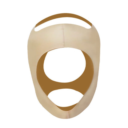 Kopfbedeckung zur Gesichtskompression zur Kinnunterstützung nach Operationen