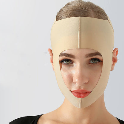 Kopfbedeckung zur Gesichtskompression zur Kinnunterstützung nach Operationen