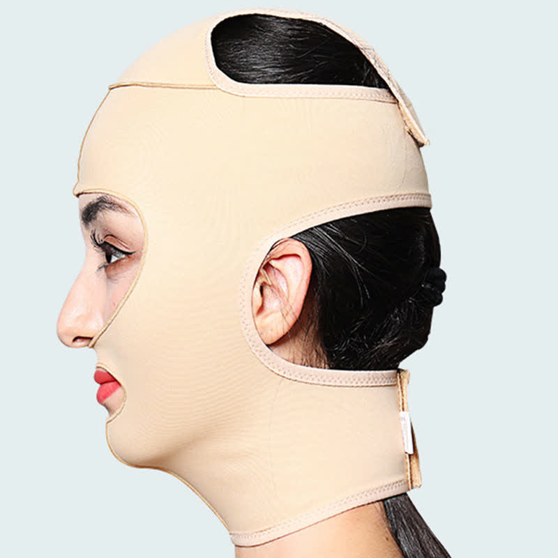 Einfarbige V-Face-Kopfbedeckung für die Zeit nach Operationen