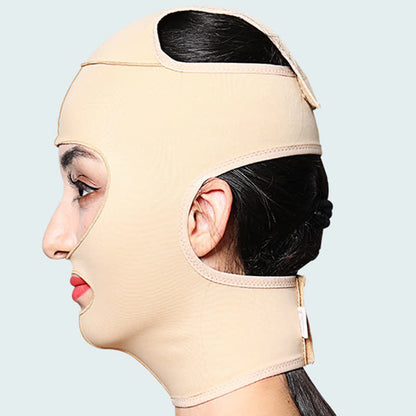 Einfarbige V-Face-Kopfbedeckung für die Zeit nach Operationen