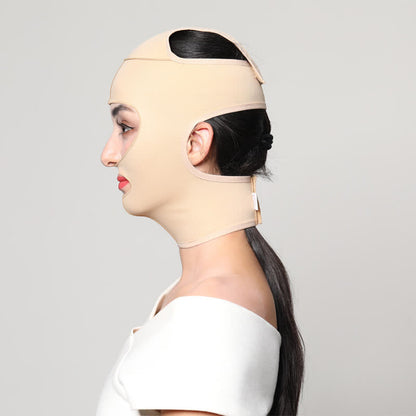 Einfarbige V-Face-Kopfbedeckung für die Zeit nach Operationen