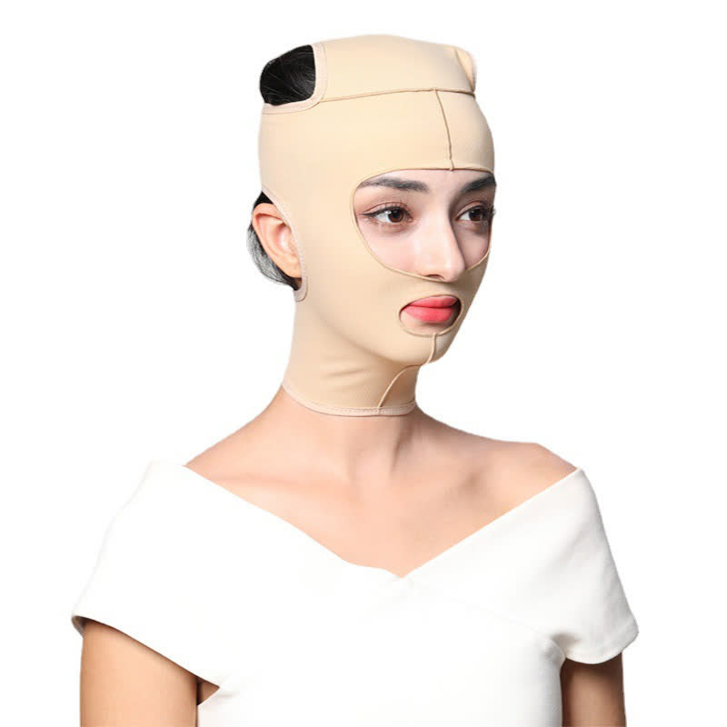Einfarbige V-Face-Kopfbedeckung für die Zeit nach Operationen