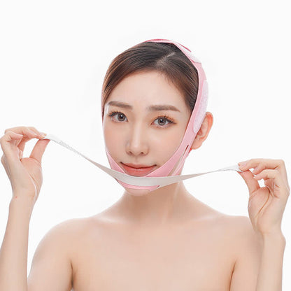 Elastische V-Face-Konturmaske mit elastischem Band