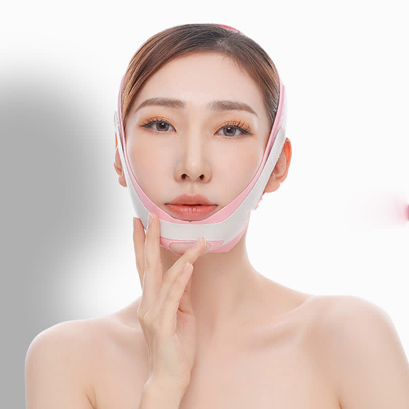 Elastische V-Face-Konturmaske mit elastischem Band