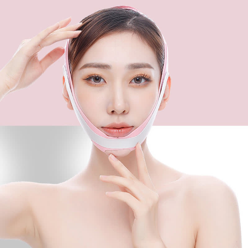 Elastische V-Face-Konturmaske mit elastischem Band