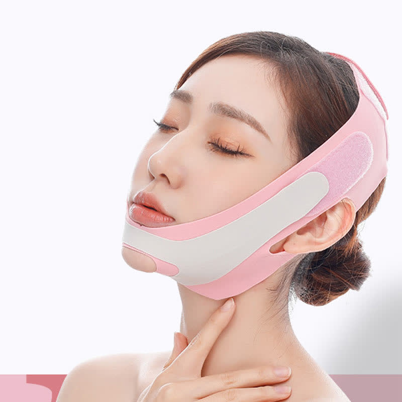 Elastische V-Face-Konturmaske mit elastischem Band
