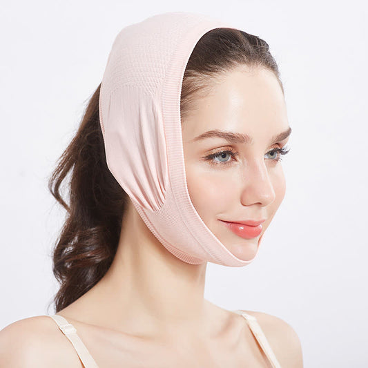 Figurschmeichelndes und straffendes Gesichtskompressionsband - Rosa - Einheitsgröße - image 0