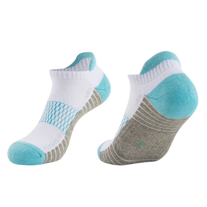 Schweißabsorbierende, atmungsaktive Laufsöckchen aus Baumwolle (6 Paar) - Blau - EU35-40 (US2-7) - image 4