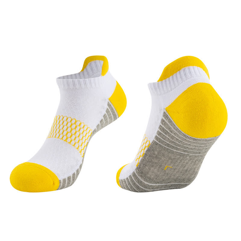 Schweißabsorbierende, atmungsaktive Laufsöckchen aus Baumwolle (6 Paar) - Gelb - EU35-40 (US2-7) - image 3