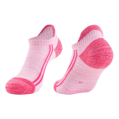 Atmungsaktive Laufsocken aus Baumwolle im Farbblock-Design (6 Paar)