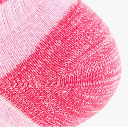 Atmungsaktive Laufsocken aus Baumwolle im Farbblock-Design (6 Paar)
