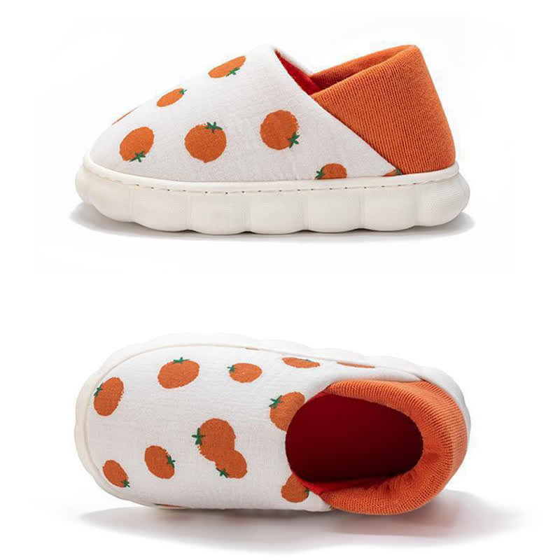 Hausschuhe mit Cartoon-Print, dicker Sohle und geschlossener Rückseite - image 8
