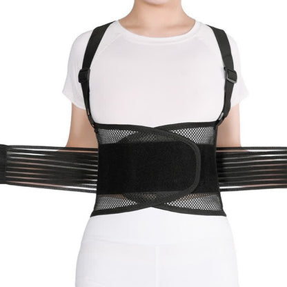 Einstellbare, atmungsaktive Kompressions-Taillenstütze - Schwarz - 2XL - image 0