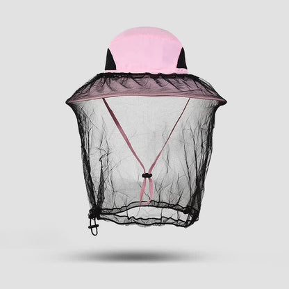 Sonnenschutz- und Anti-Mücken-Eimerhut für den Außenbereich - Rosa - Einheitsgröße - image 1