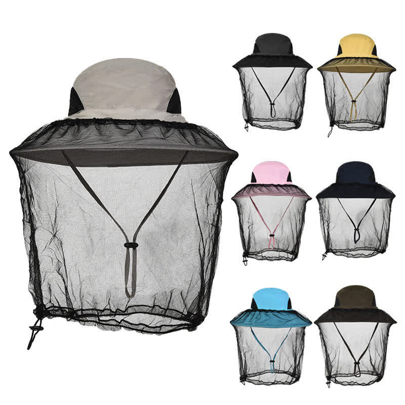 Sonnenschutz- und Anti-Mücken-Eimerhut für den Außenbereich - image 0