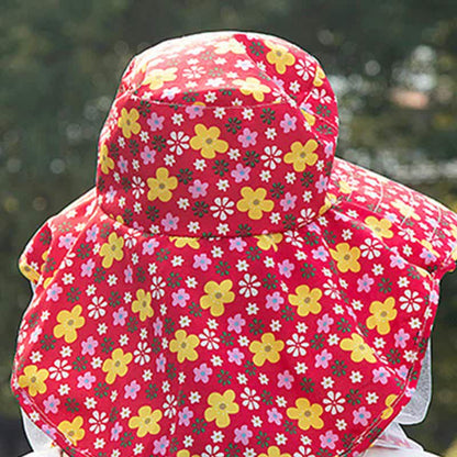 Outdoor-Bucket-Hut mit breiter Krempe und Blumenmuster - image 3