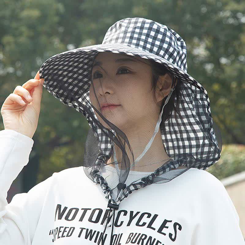 Outdoor-Bucket-Hut mit breiter Krempe und Blumenmuster - image 14