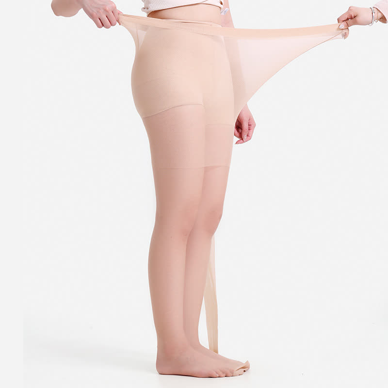 Einfarbige Strumpfhosen in Übergröße (3 Paar) - image 24