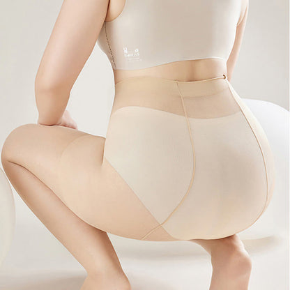 Ultradünne, transparente Strumpfhosen mit hoher Taille, die nicht hängen bleiben (2 Paar)