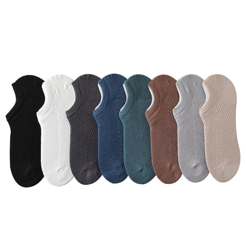 Atmungsaktive, ultradünne, unsichtbare Socken aus Mesh (8 Paar) - Mehrfarbig - EU42-48 (US8,5-13) - image 19