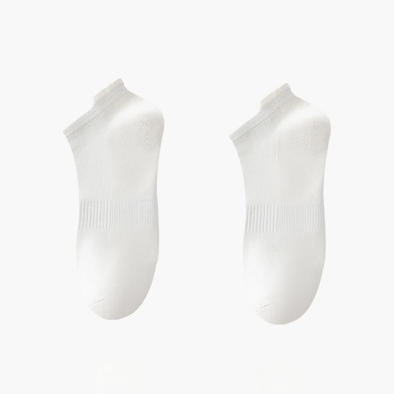 Dünne, atmungsaktive, unsichtbare Baumwollsocken (8 Paar) - Weiß - EU42-48 (US8,5-13) - image 11