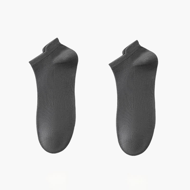 Dünne, atmungsaktive, unsichtbare Baumwollsocken (8 Paar) - Dunkelgrau - EU42-48 (US8,5-13) - image 15